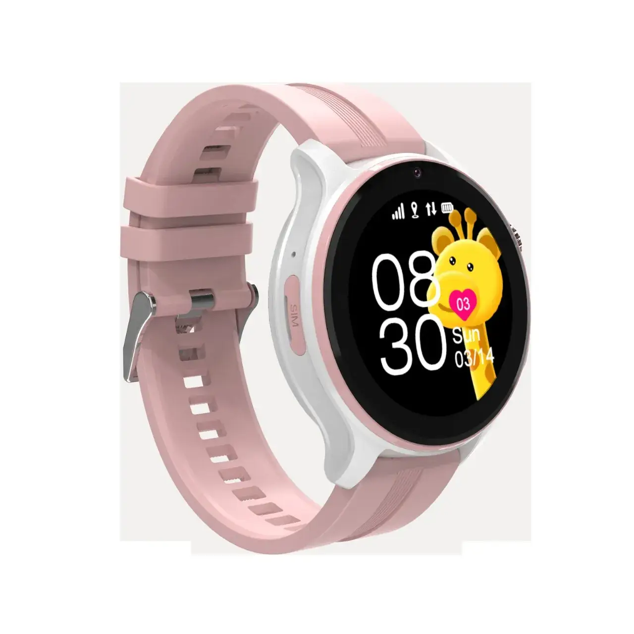Pink Cute Giraffe Watch for Kids with 5g Battery - Image 4