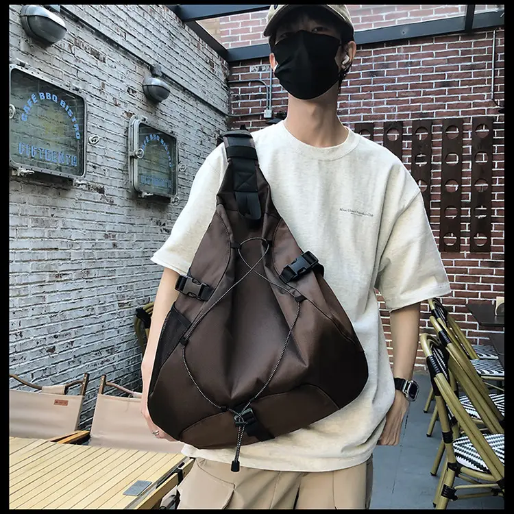 Crossbody Bag Large Capacity Drawstring Casual Travel Shoulder Bag — feature 17