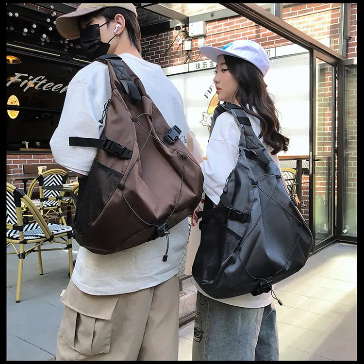 Crossbody Bag Large Capacity Drawstring Casual Travel Shoulder Bag — feature 18