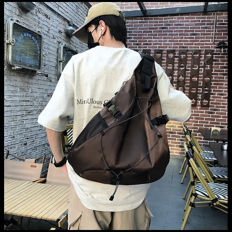 Crossbody Bag Large Capacity Drawstring Casual Travel Shoulder Bag — feature 19