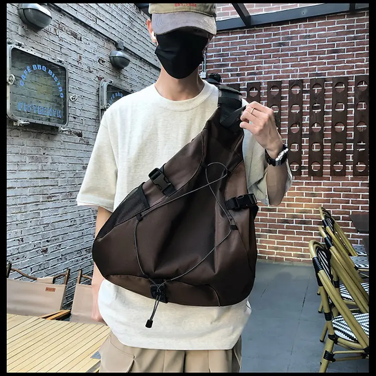 Crossbody Bag Large Capacity Drawstring Casual Travel Shoulder Bag — feature 20