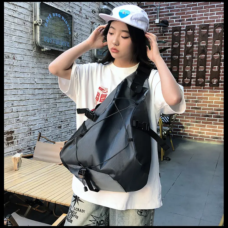 Crossbody Bag Large Capacity Drawstring Casual Travel Shoulder Bag — feature 21