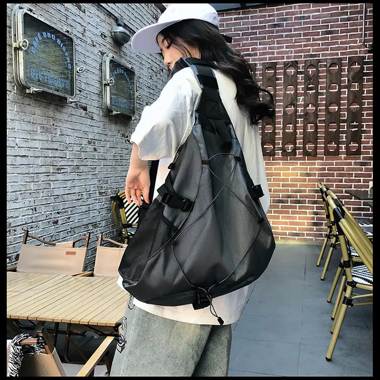 Crossbody Bag Large Capacity Drawstring Casual Travel Shoulder Bag — feature 22