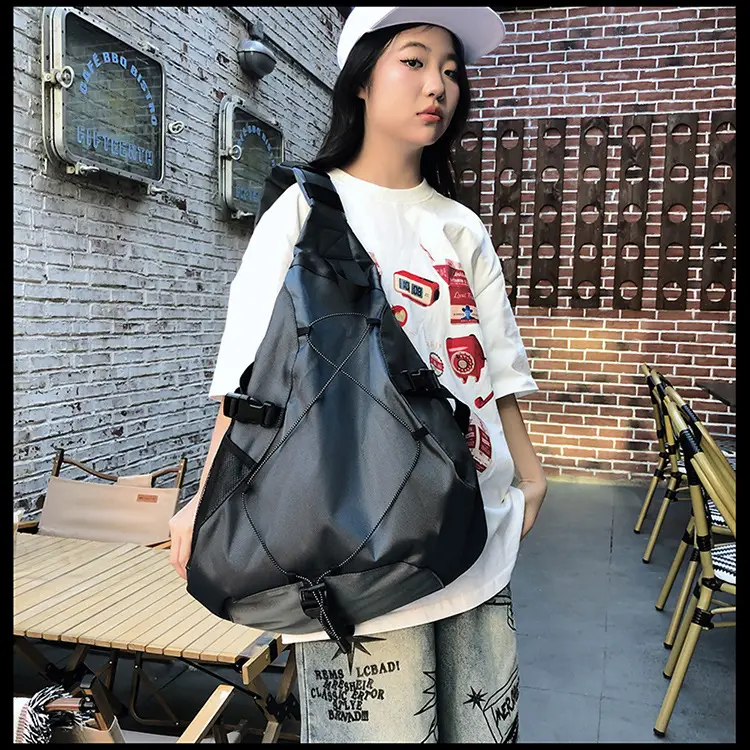 Crossbody Bag Large Capacity Drawstring Casual Travel Shoulder Bag — feature 27