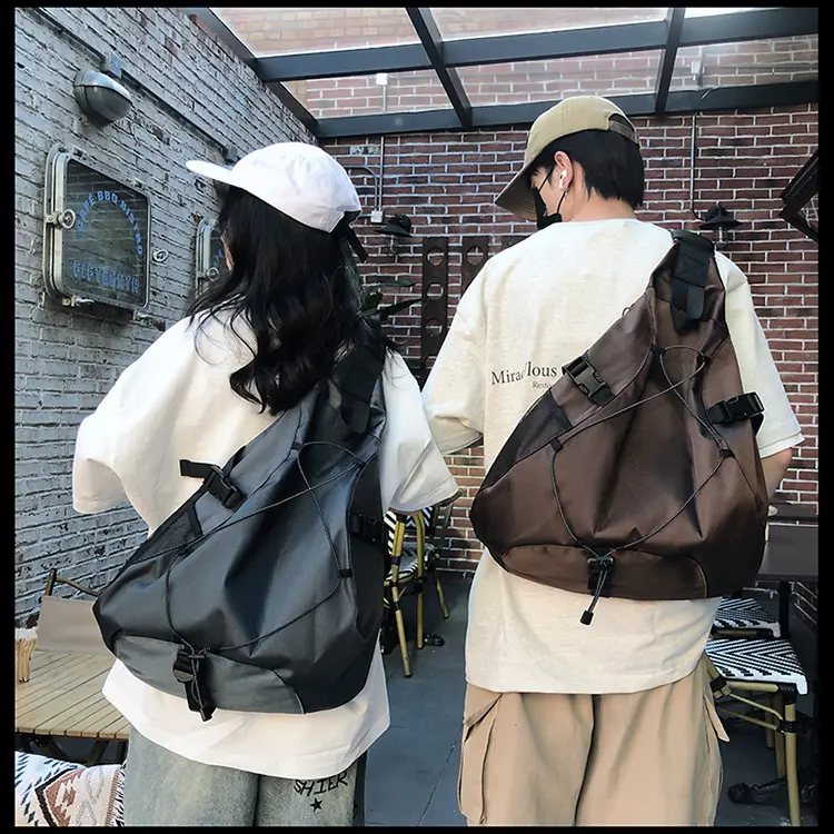 Crossbody Bag Large Capacity Drawstring Casual Travel Shoulder Bag — feature 28