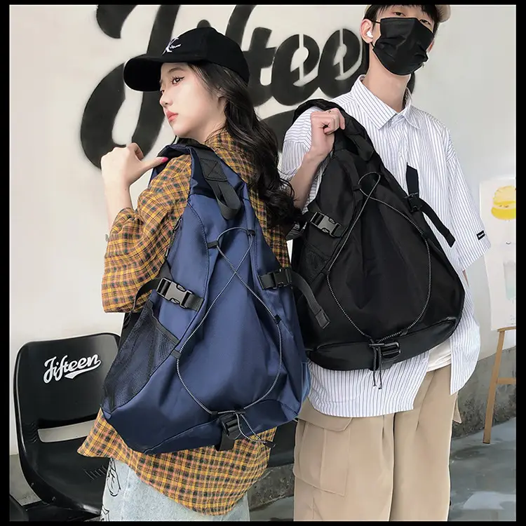 Crossbody Bag Large Capacity Drawstring Casual Travel Shoulder Bag — feature 32
