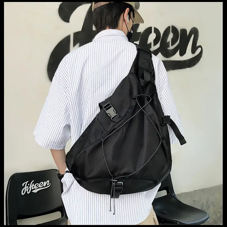 Crossbody Bag Large Capacity Drawstring Casual Travel Shoulder Bag — feature 36