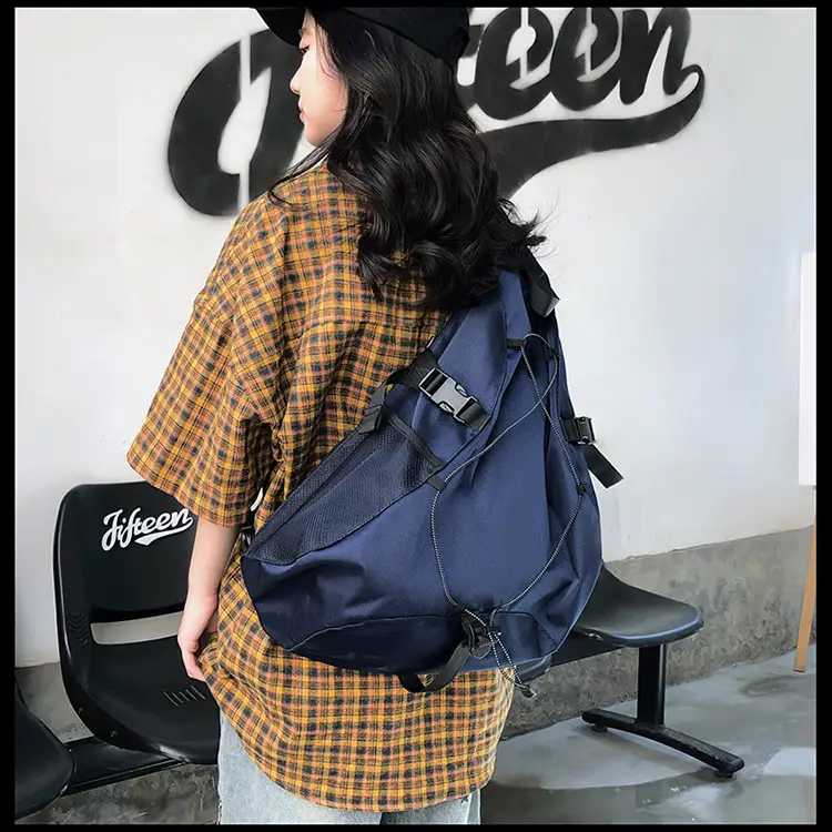 Crossbody Bag Large Capacity Drawstring Casual Travel Shoulder Bag — feature 37