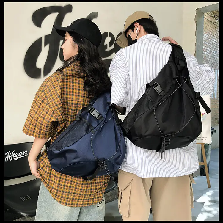 Crossbody Bag Large Capacity Drawstring Casual Travel Shoulder Bag — feature 47