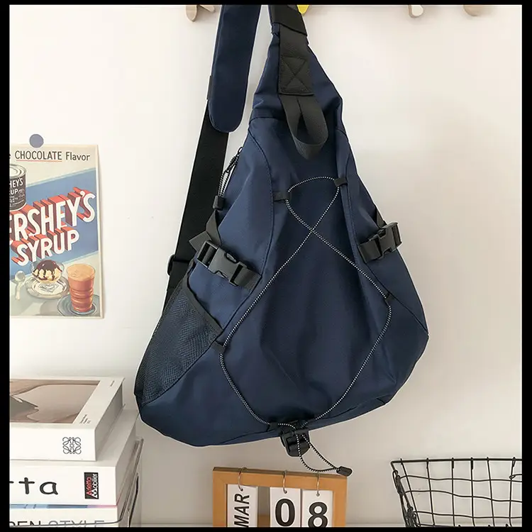 Crossbody Bag Large Capacity Drawstring Casual Travel Shoulder Bag — feature 51