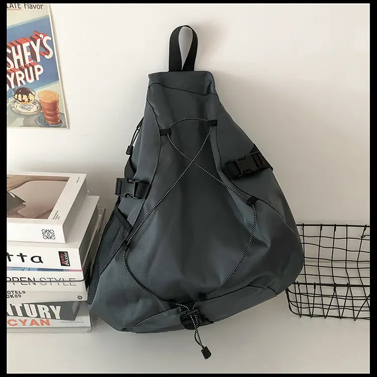 Crossbody Bag Large Capacity Drawstring Casual Travel Shoulder Bag — feature 54
