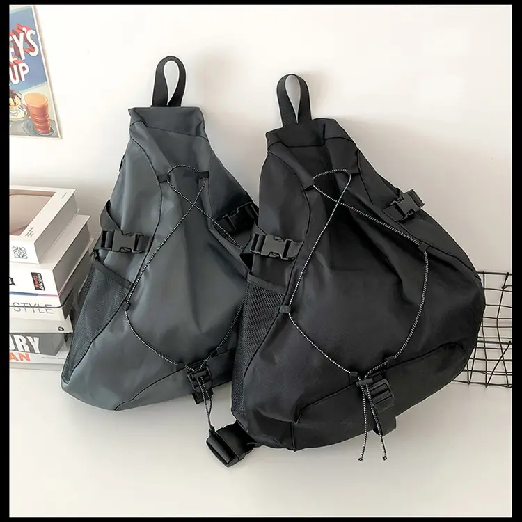 Crossbody Bag Large Capacity Drawstring Casual Travel Shoulder Bag — feature 60