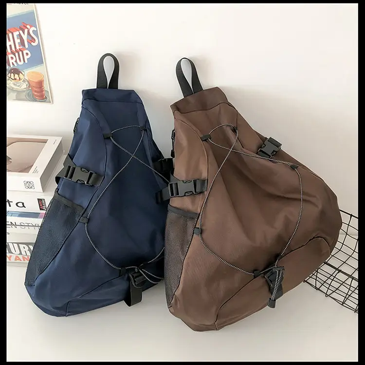 Crossbody Bag Large Capacity Drawstring Casual Travel Shoulder Bag — feature 61