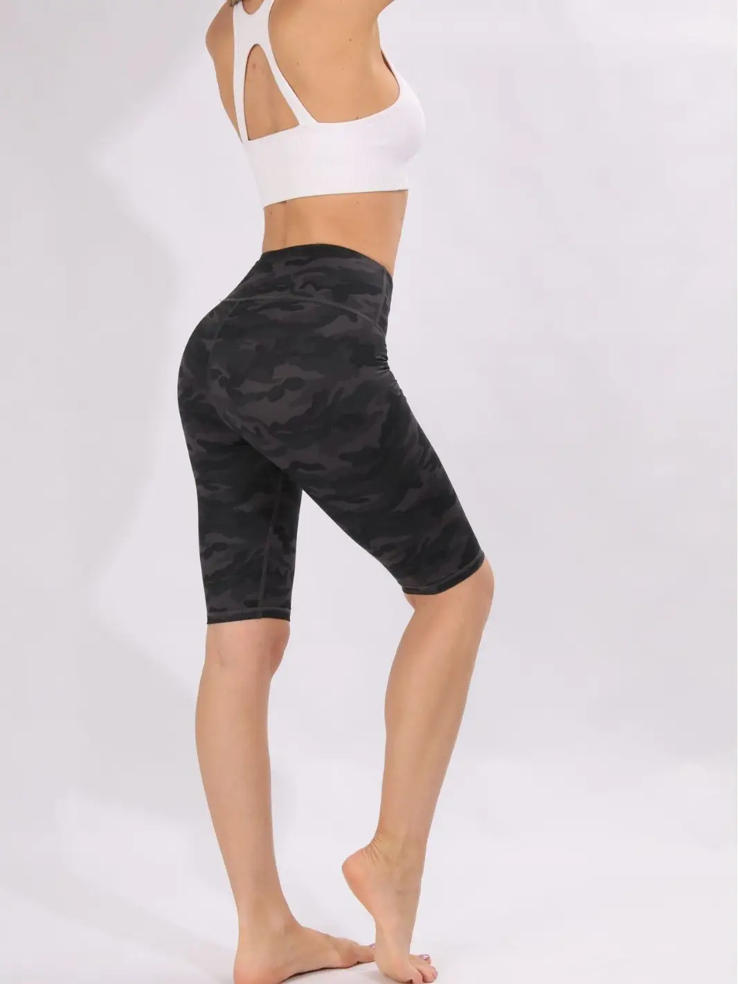 Tight Camouflage Yoga Leggings High Waist Butt Lifter - Image 5