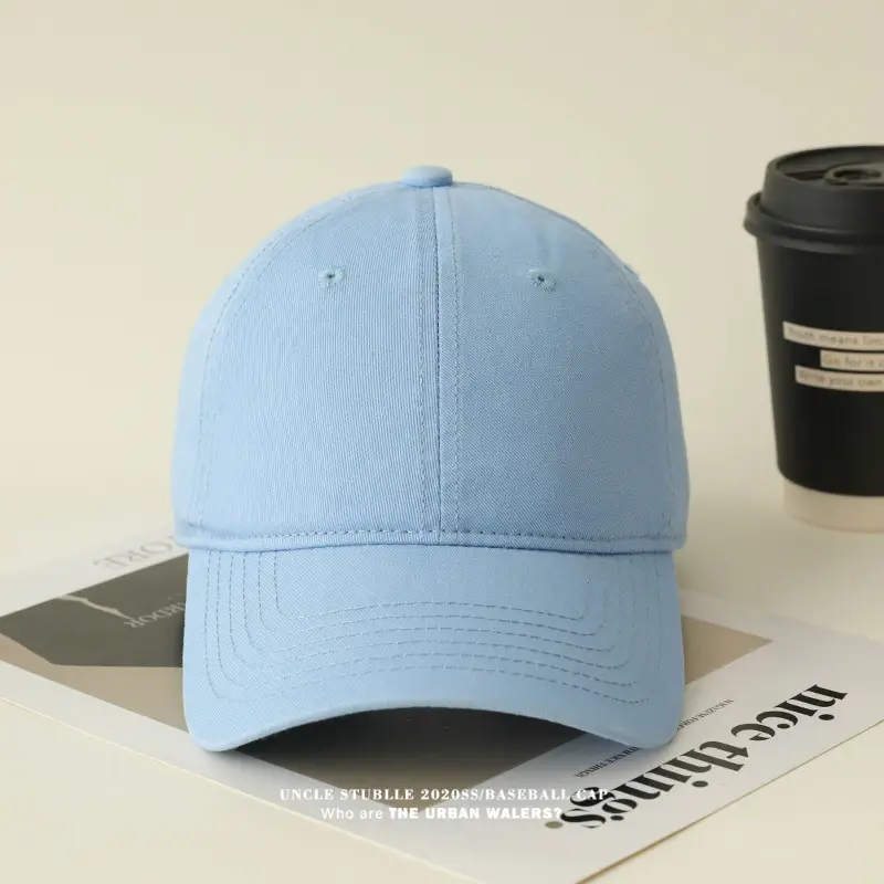 Red Pure Cotton Baseball Cap for Men Women 4 Seasons — feature 10