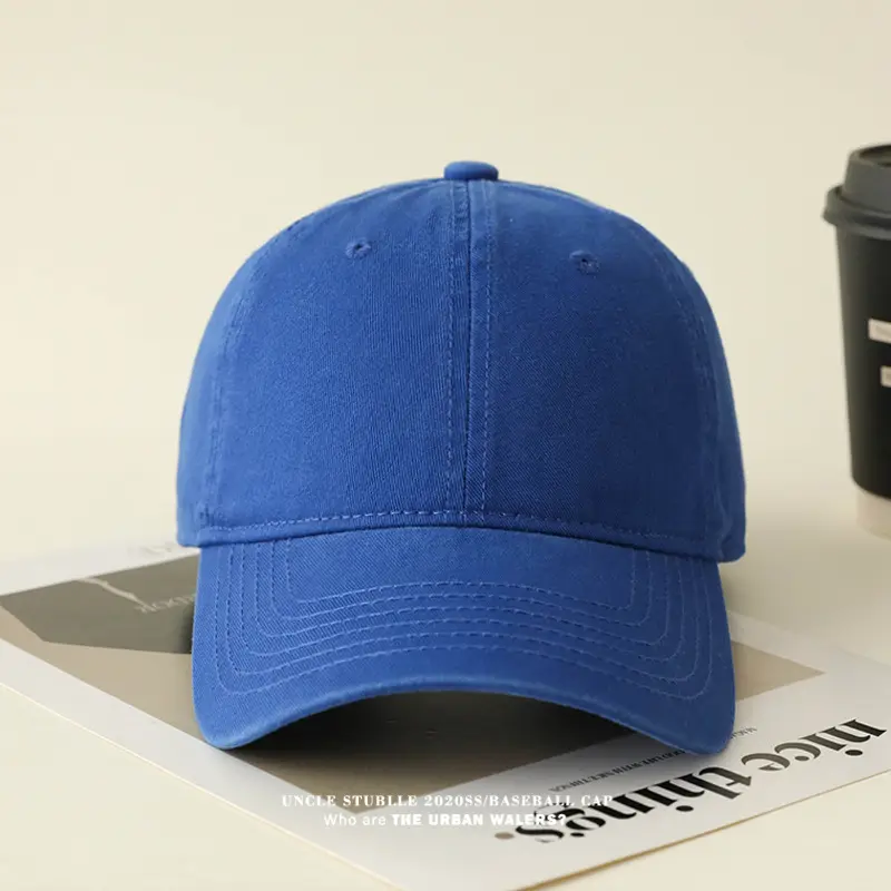 Red Pure Cotton Baseball Cap for Men Women 4 Seasons — feature 11