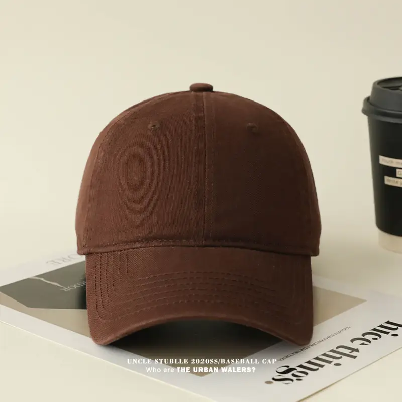 Red Pure Cotton Baseball Cap for Men Women 4 Seasons — feature 18