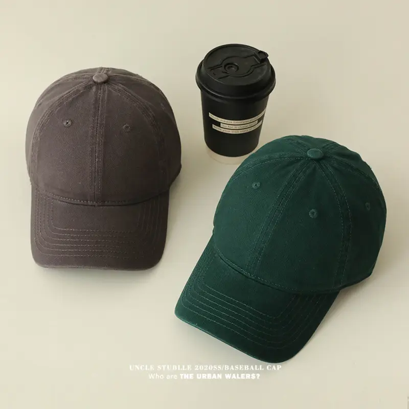 Red Pure Cotton Baseball Cap for Men Women 4 Seasons — feature 19