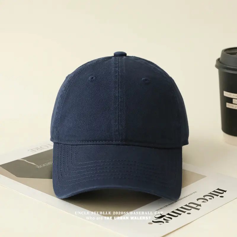 Red Pure Cotton Baseball Cap for Men Women 4 Seasons — feature 20