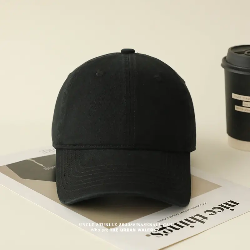 Red Pure Cotton Baseball Cap for Men Women 4 Seasons — feature 21