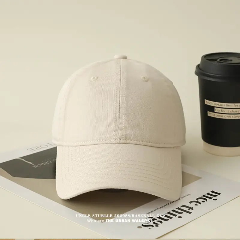 Red Pure Cotton Baseball Cap for Men Women 4 Seasons — feature 3
