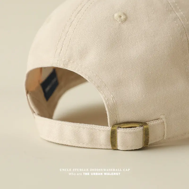 Red Pure Cotton Baseball Cap for Men Women 4 Seasons — feature 4