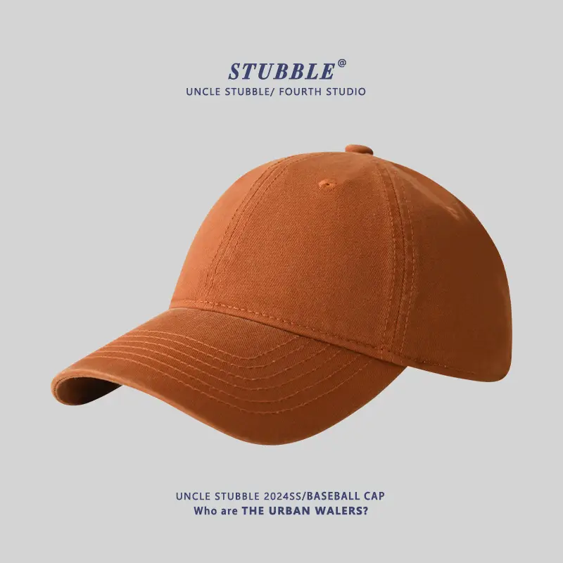 Red Pure Cotton Baseball Cap for Men Women 4 Seasons - Image 7