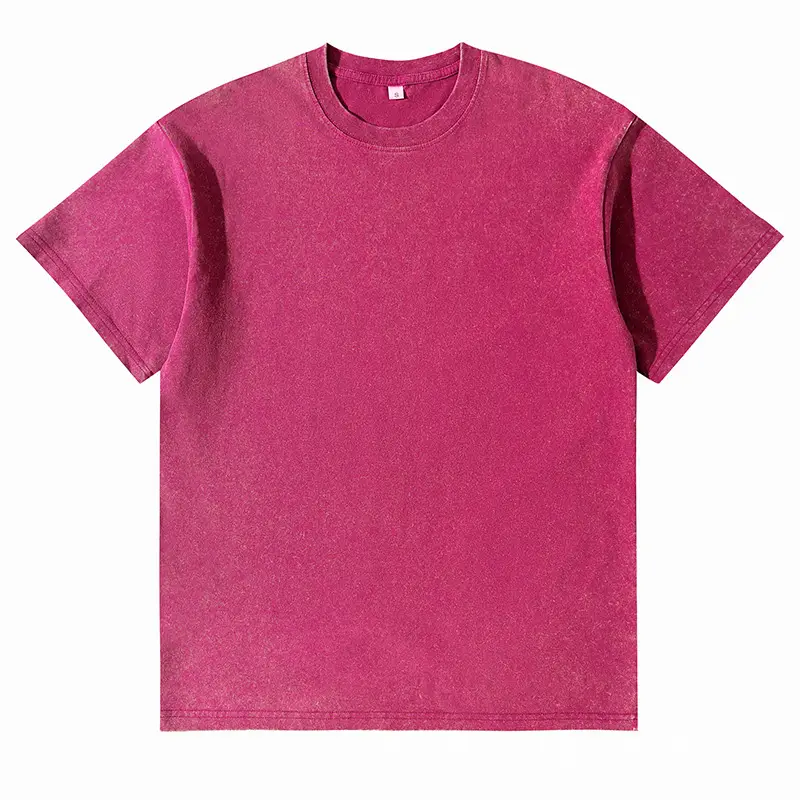 Men Pure Cotton Vintage Round Neck T-Shirt Black - Image 8