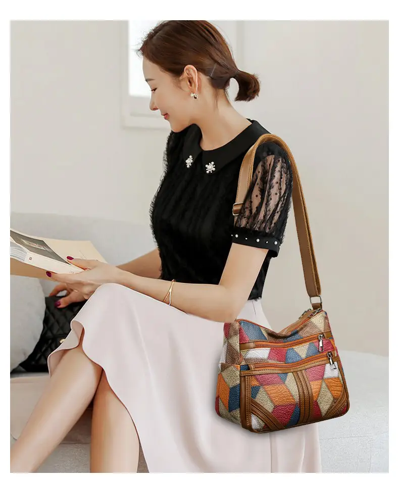 New Middle-Aged Crossbody Women's Bag with Multi-Pockets — feature 13