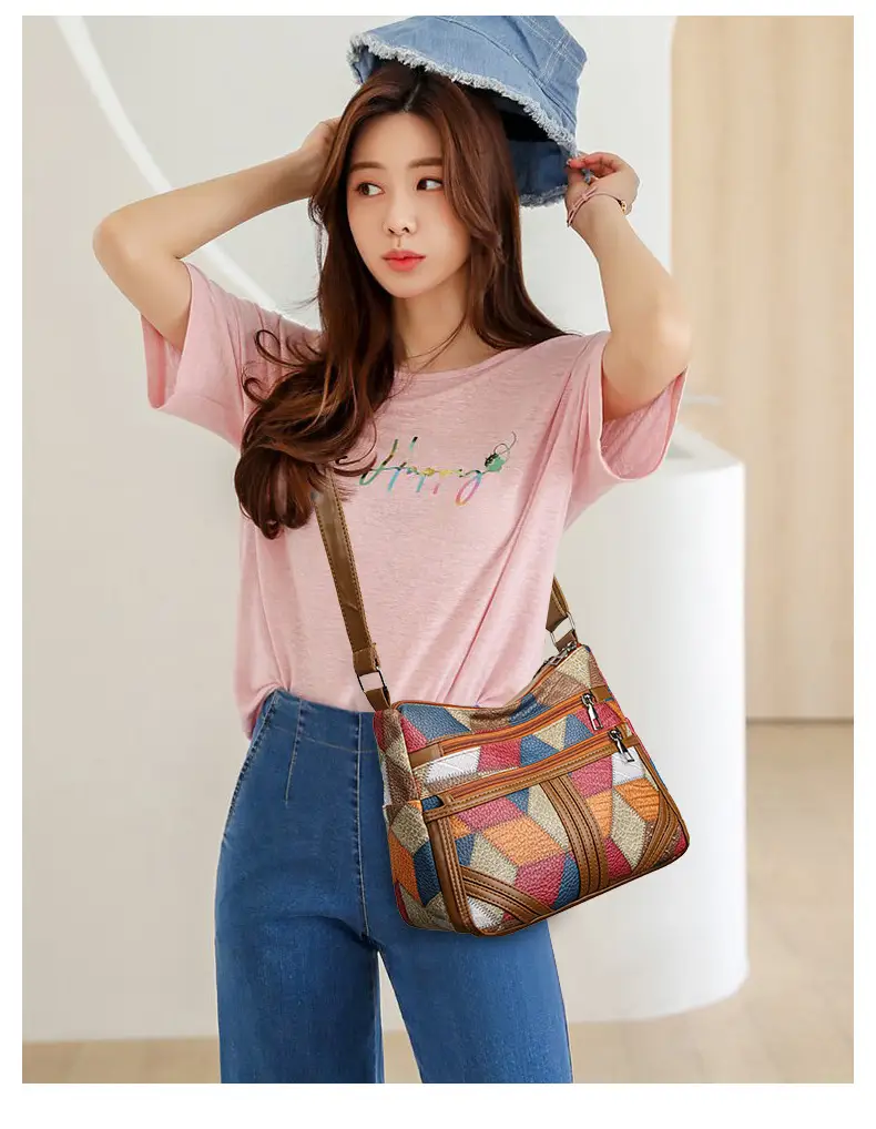New Middle-Aged Crossbody Women's Bag with Multi-Pockets — feature 14