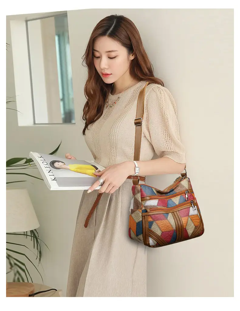 New Middle-Aged Crossbody Women's Bag with Multi-Pockets — feature 16