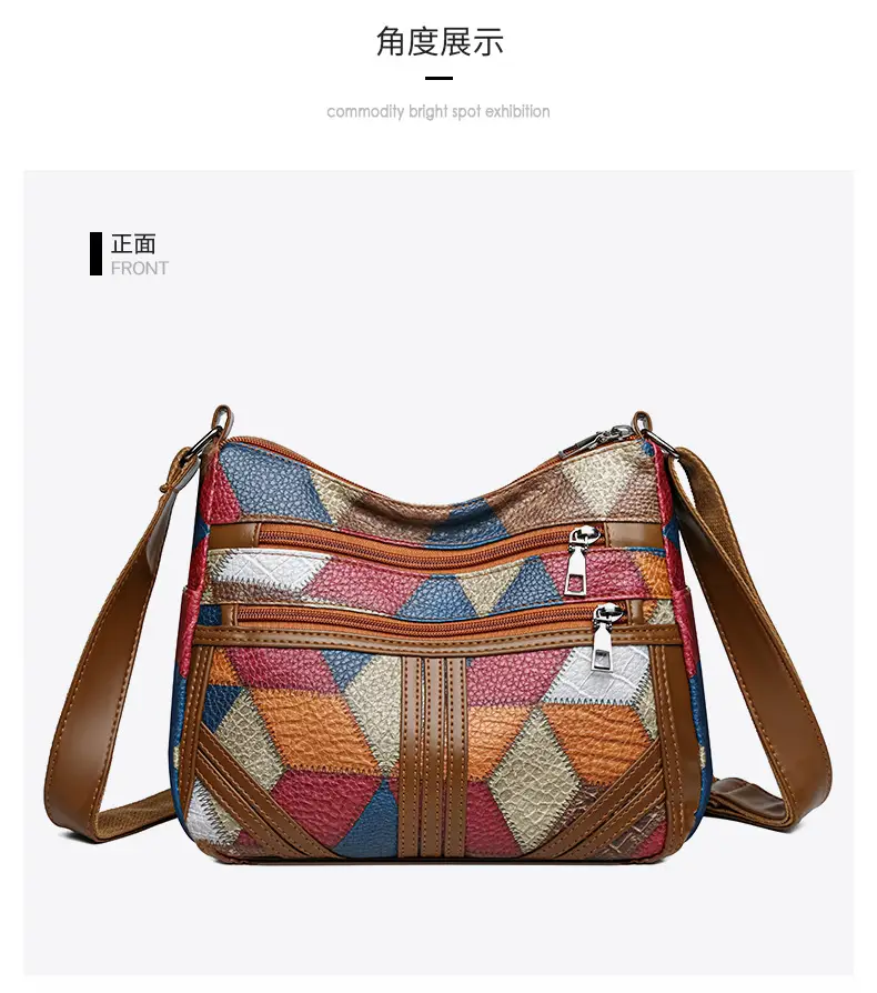 New Middle-Aged Crossbody Women's Bag with Multi-Pockets — feature 17
