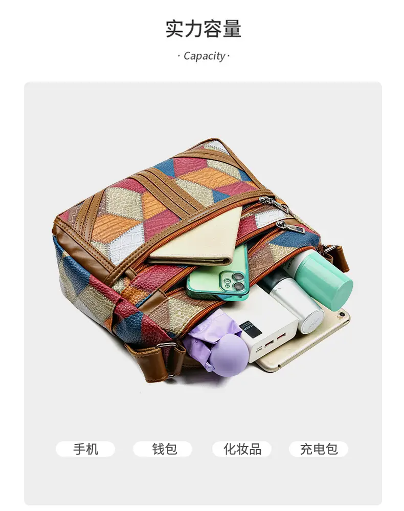 New Middle-Aged Crossbody Women's Bag with Multi-Pockets — feature 6