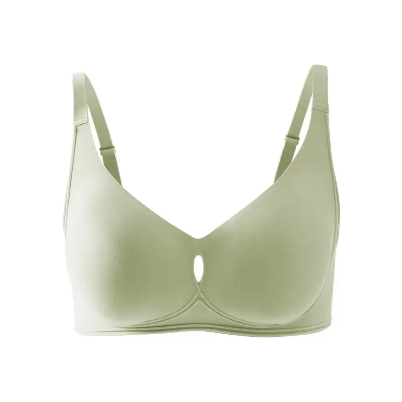 Jelly Non-Steel Ring Push Up Bra Women's Soft Support