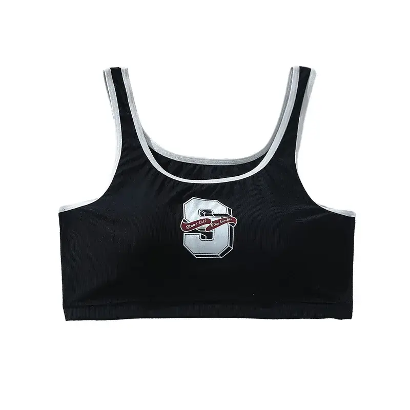 Spice Logo Back Sports Bra Black Breathable - Image 6