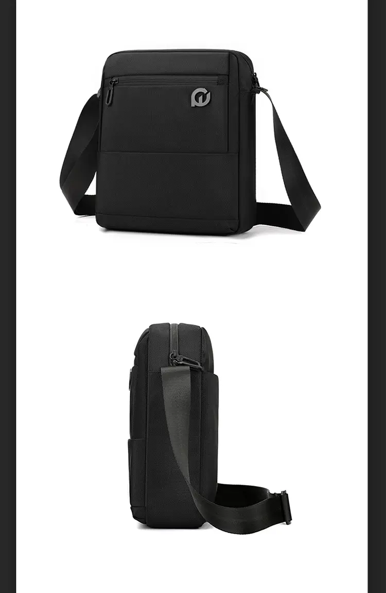 Men's Waterproof Korean Style Crossbody Bag Blue — feature 24