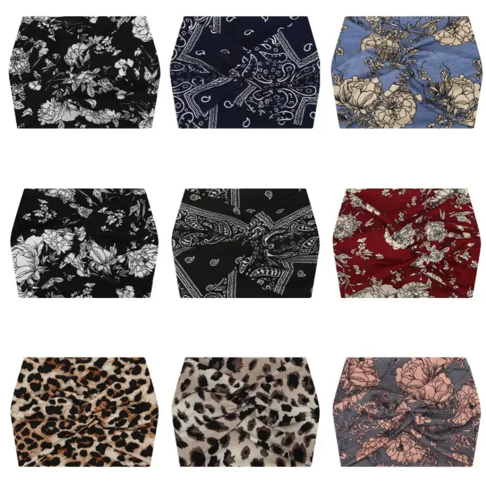 Women's African Print Headband for Yoga Running Sweat Absorbing - Image 36