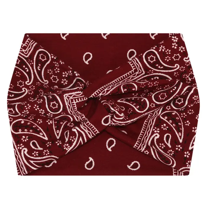 Women's African Print Headband for Yoga Running Sweat Absorbing — feature 10