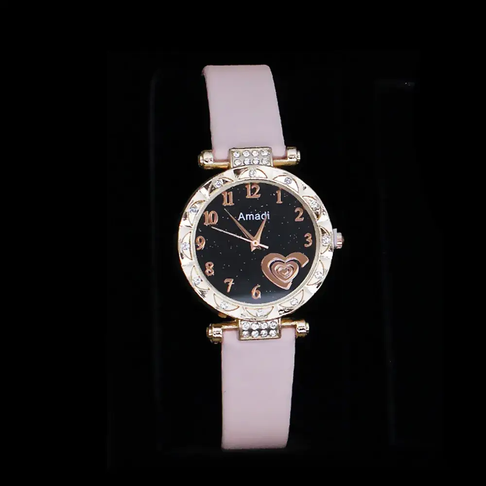 Women's Heart Design Crystal Watch Set - Image 10
