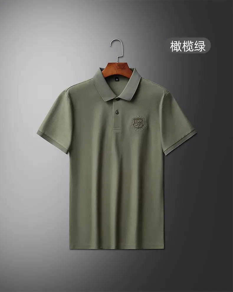 Men's Black Polo Shirt with Logo + Half Sleeve — feature 24