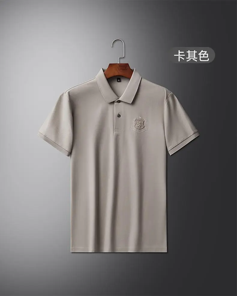 Men's Black Polo Shirt with Logo + Half Sleeve — feature 25