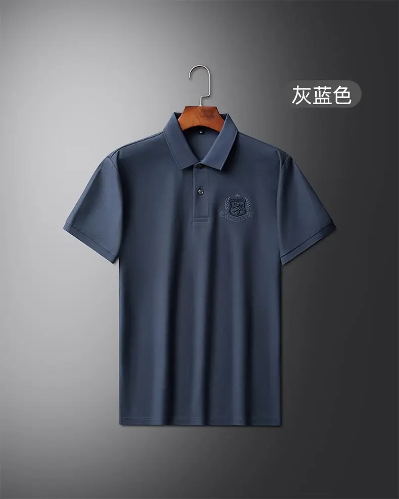 Men's Black Polo Shirt with Logo + Half Sleeve — feature 26