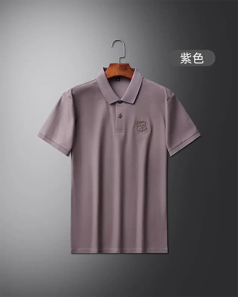 Men's Black Polo Shirt with Logo + Half Sleeve — feature 27
