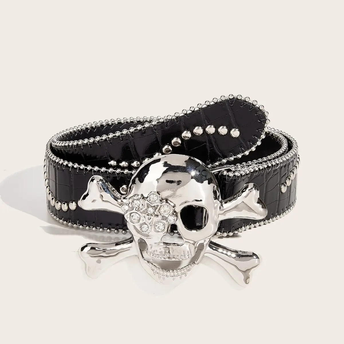 2024 Skull Metal Belt for Youth Punk Style - Image 6