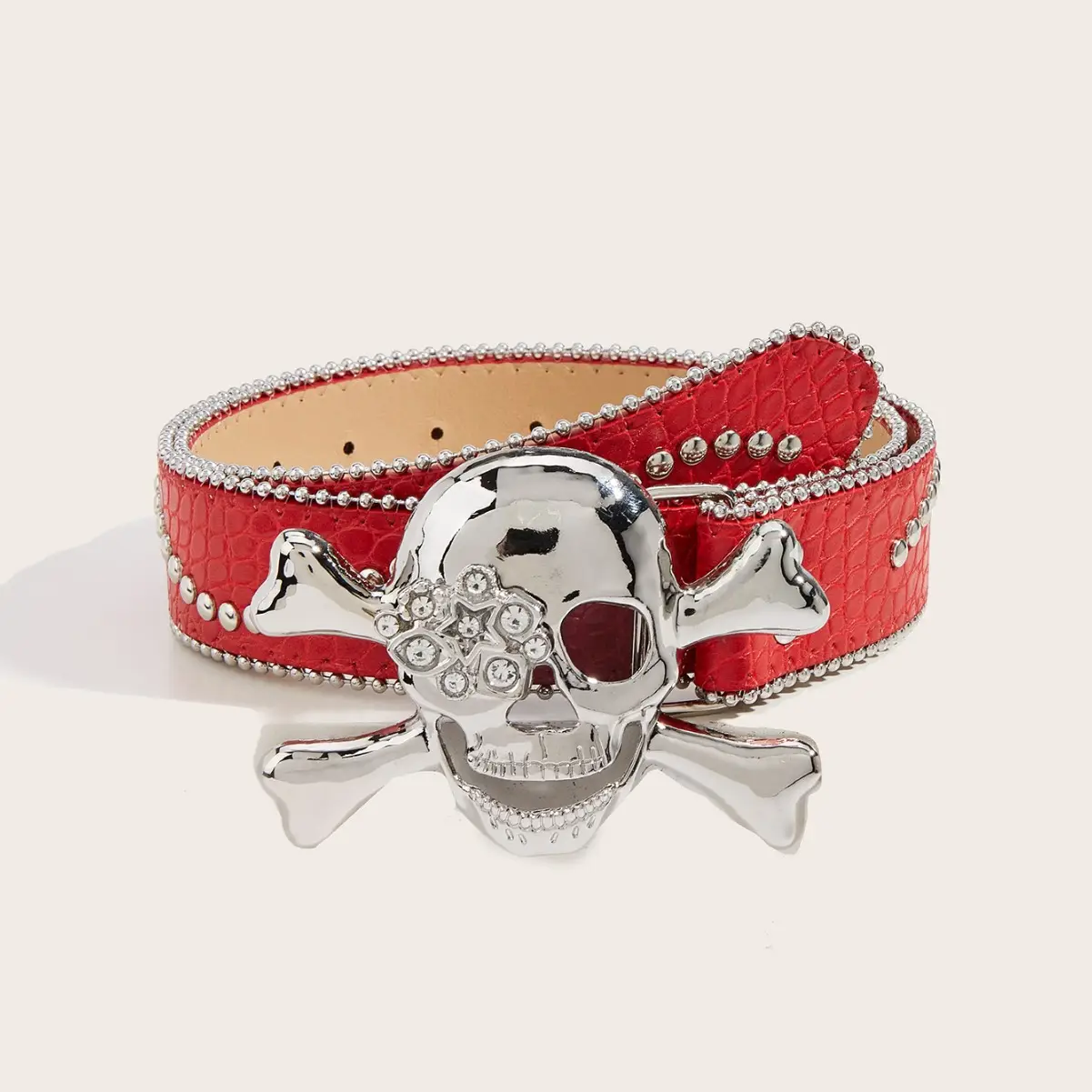 2024 Skull Metal Belt for Youth Punk Style - Image 8