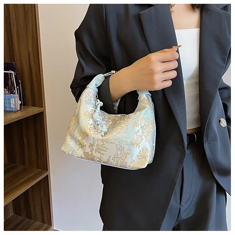 New Silk Jacquard Vintage Handbag Women 2024 — feature 15