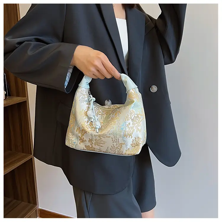 New Silk Jacquard Vintage Handbag Women 2024 — feature 16