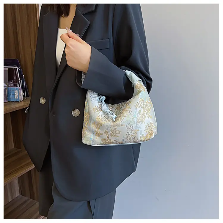 New Silk Jacquard Vintage Handbag Women 2024 — feature 17