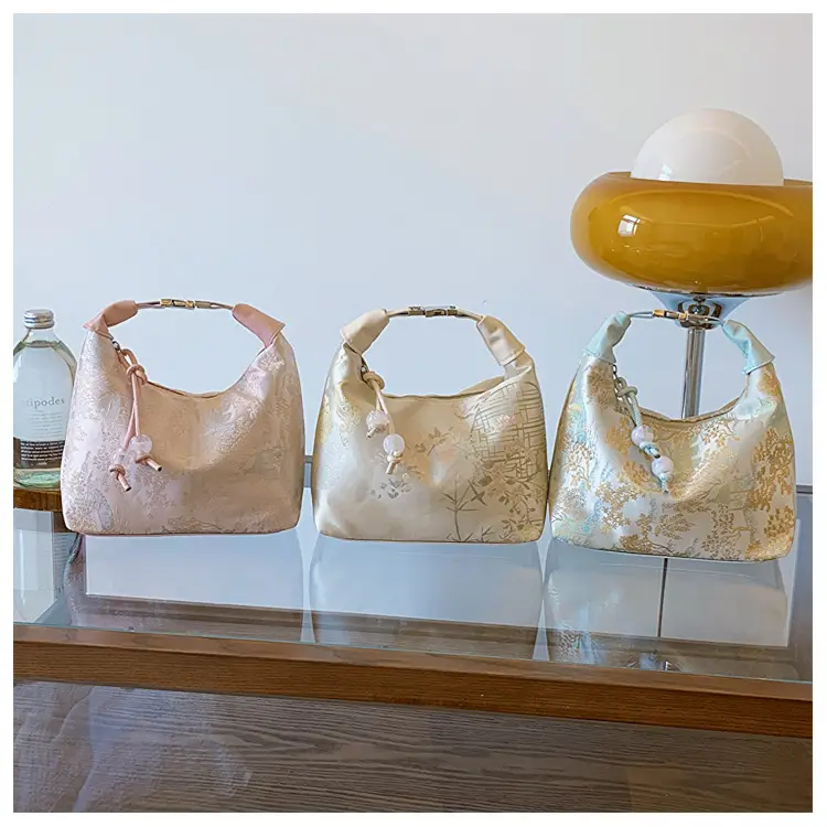 New Silk Jacquard Vintage Handbag Women 2024 — feature 21