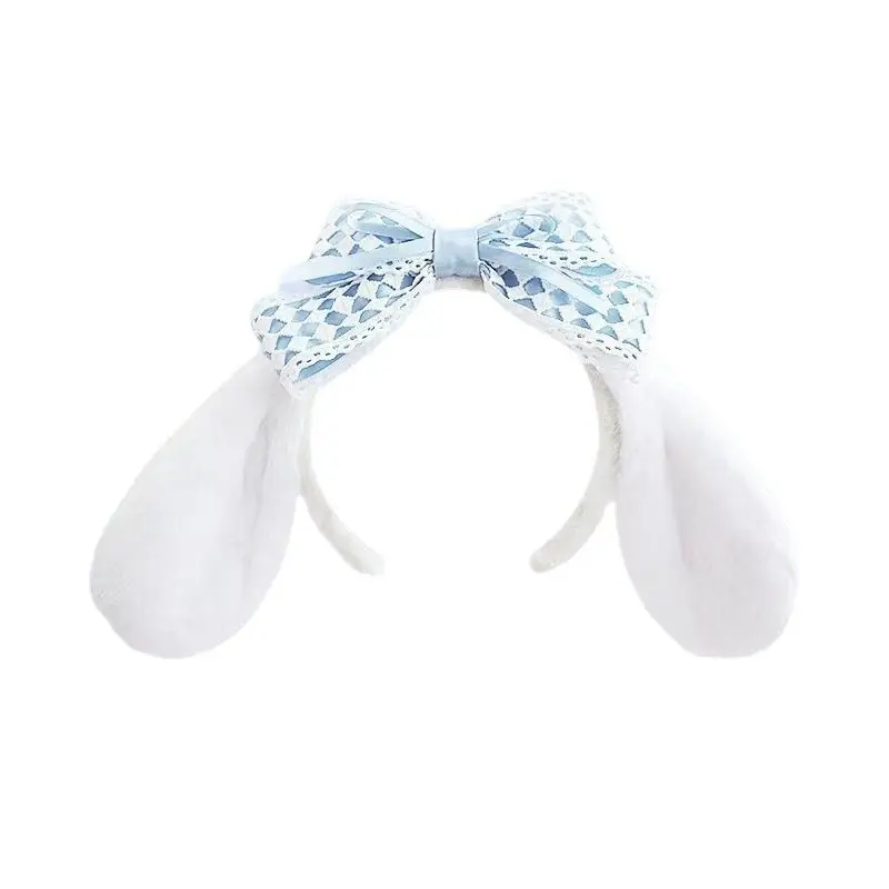 Cute Soft Cute Gui Dog Hair Band Sanrio Big Ear Headband Face Wash Cosplay Bow Hair Accessories - Image 7